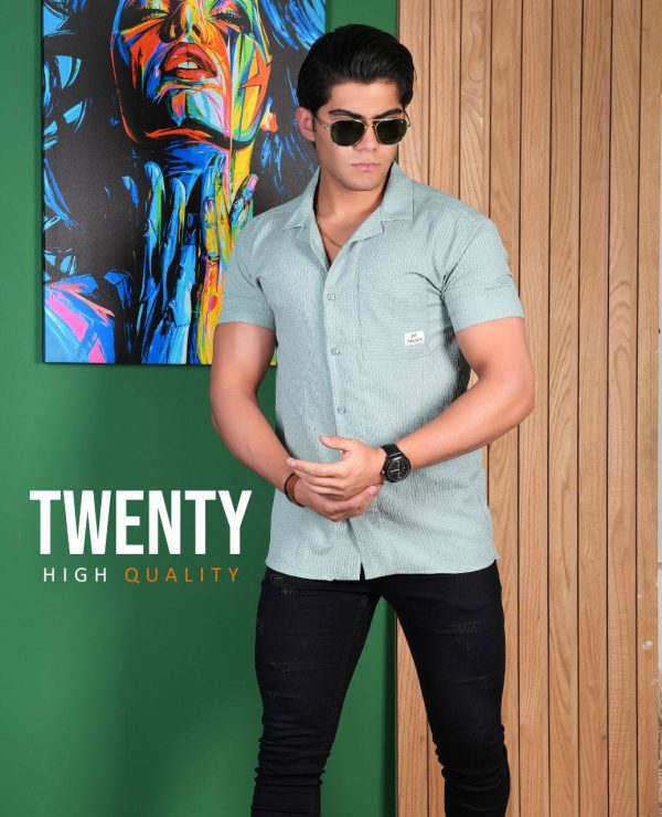 پیراهن مردانه آستین کوتاه twenty