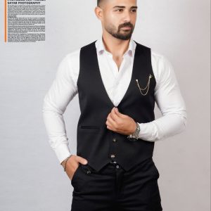 جلیقه گاواردین مشکی عمده مردانه