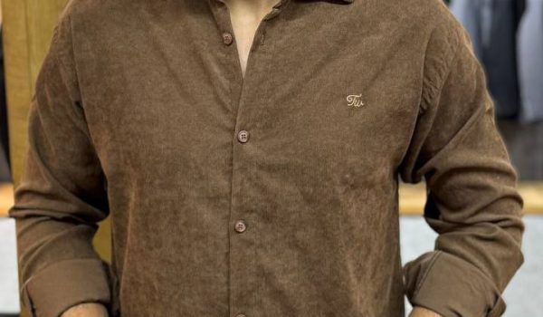 پیراهن آستین بلند کبریتی مردانه فتحی