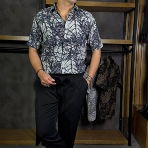 پیراهن اسپرت چاپی کادنزا آستین کوتاه