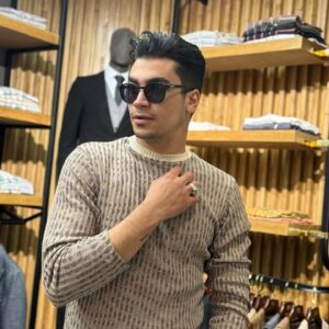   پیراهن اسپرت مخمل اسپیرال