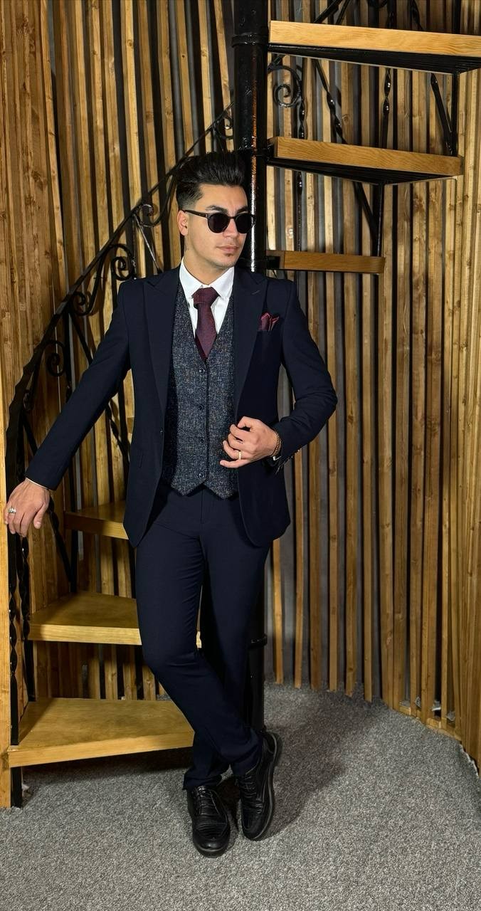 کت و شلوار و جلیقه بانجو