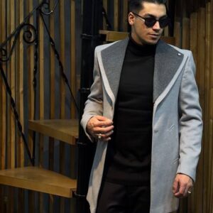 پالتو فوتر دو یقه مردانه محصول فروشگاه تونتی من