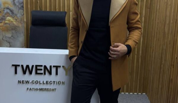 پالتو فوتر دو یقه مردانه محصول فروشگاه تونتی من