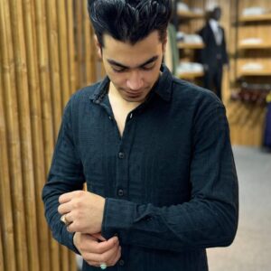 پیراهن اسپرت طرح دار ترک