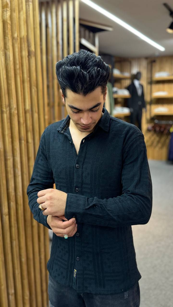 پیراهن اسپرت طرح دار ترک