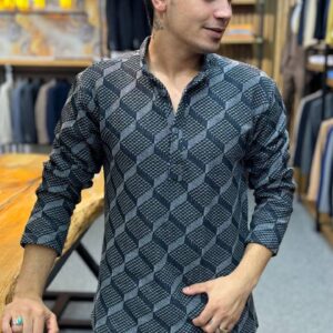 پیراهن اسپرت  نخ  ترک سه دکمه