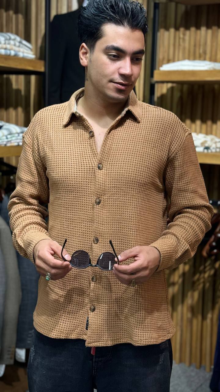 پیراهن اسپرت طرحدار پارچه ترک