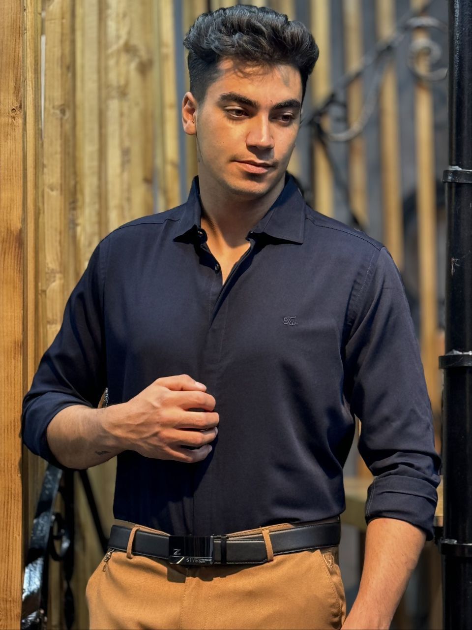 پیراهن مردانه آستین بلند الگانس توانتی من