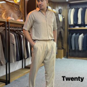 ست شلوار پیله دار مردانه و پیراهن مردانه لنین فروشگاه توانتی من