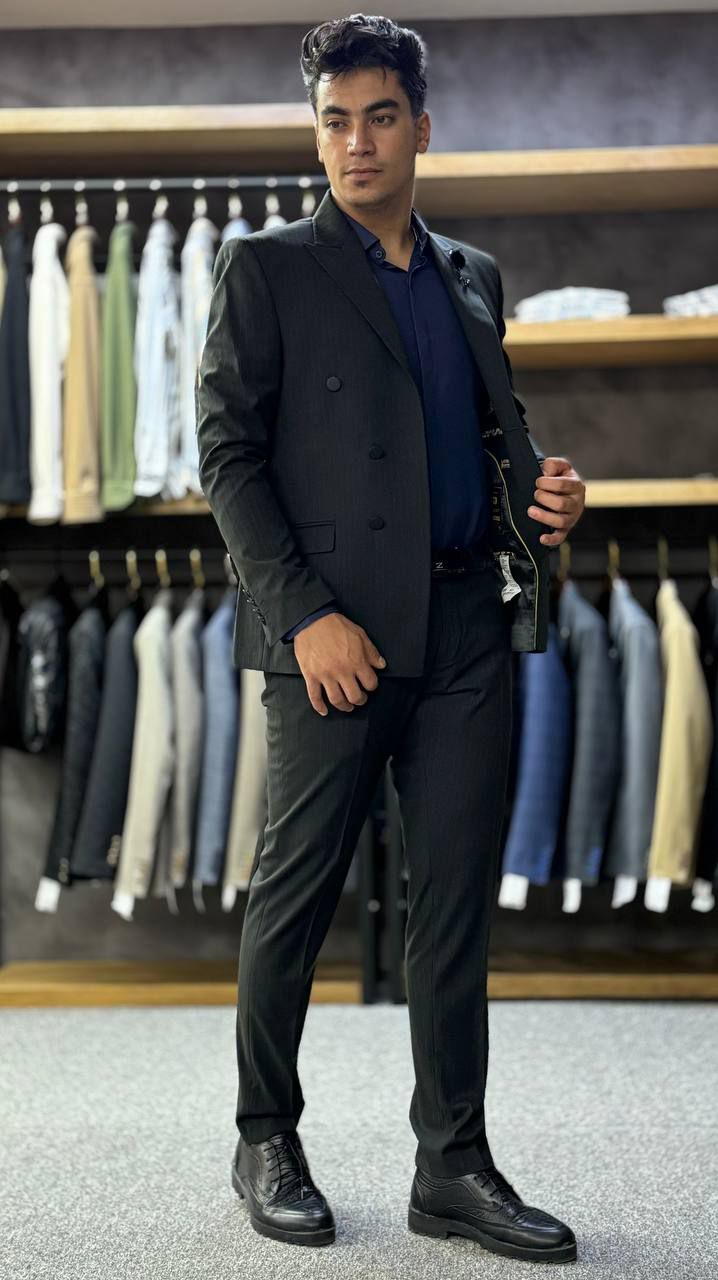 کت شلوار دبل برست دیپلمات فروشگاه توانتی من