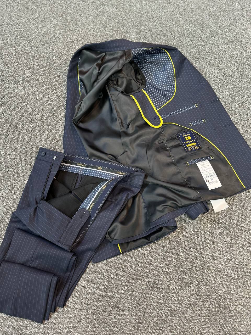 کت شلوار دبل برست دیپلمات فروشگاه توانتی من