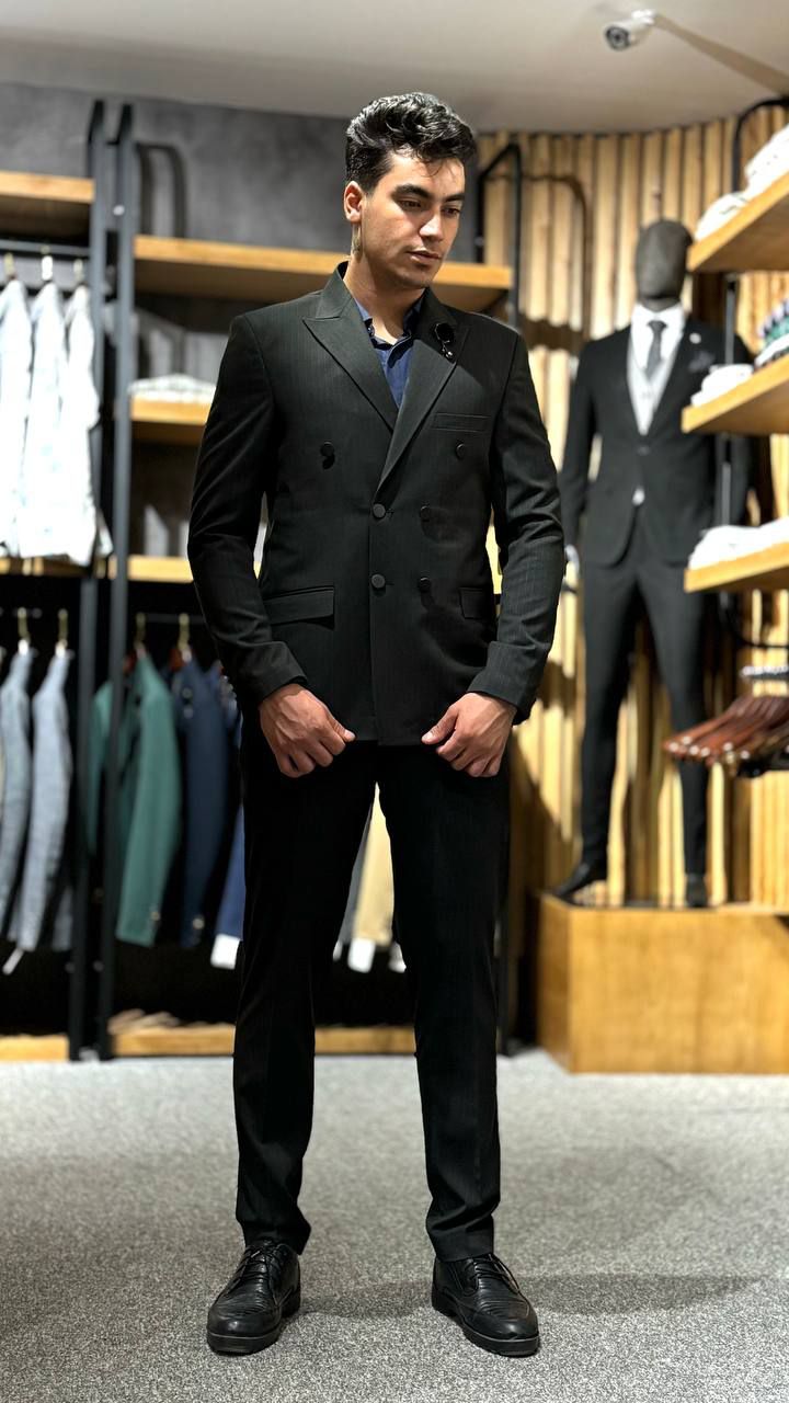 کت شلوار دبل برست دیپلمات فروشگاه توانتی من