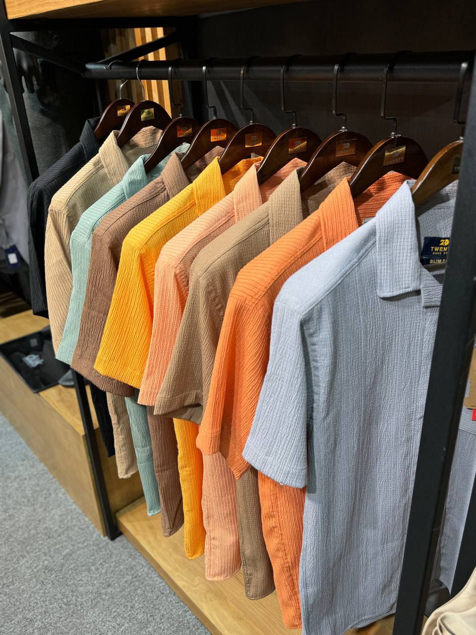 پیراهن آستین کوتاه آیراش یقه انگلیسی فروشگاه توانتی من