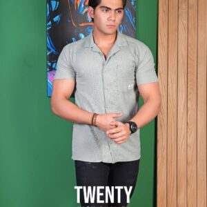 پیراهن آستین کوتاه آیراش یقه انگلیسی فروشگاه توانتی من