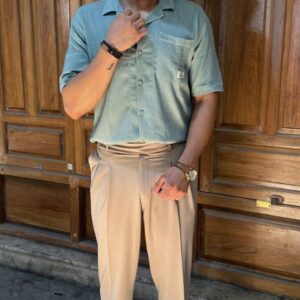 شلوار پیله دار کمر انگلیسی