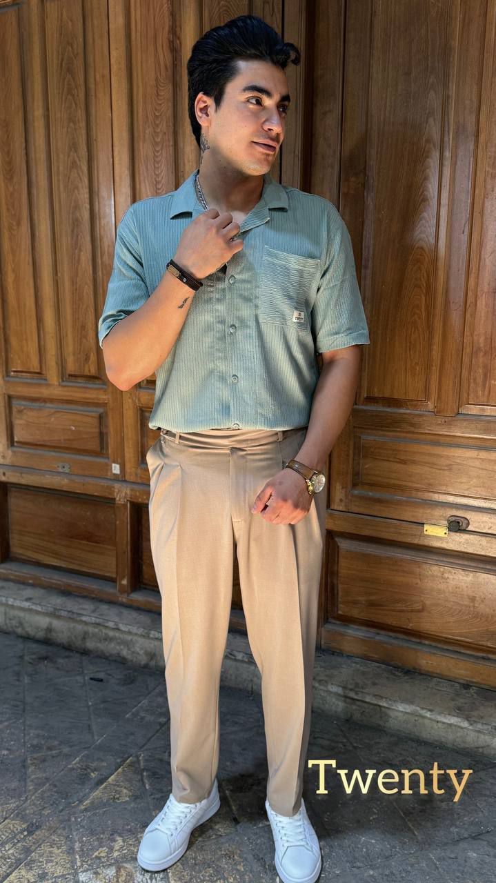 شلوار پیله دار کمر انگلیسی