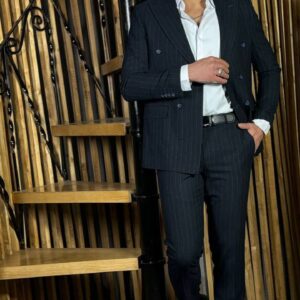 کت شلوار دبل برست بانجو فروشگاه توانتی من