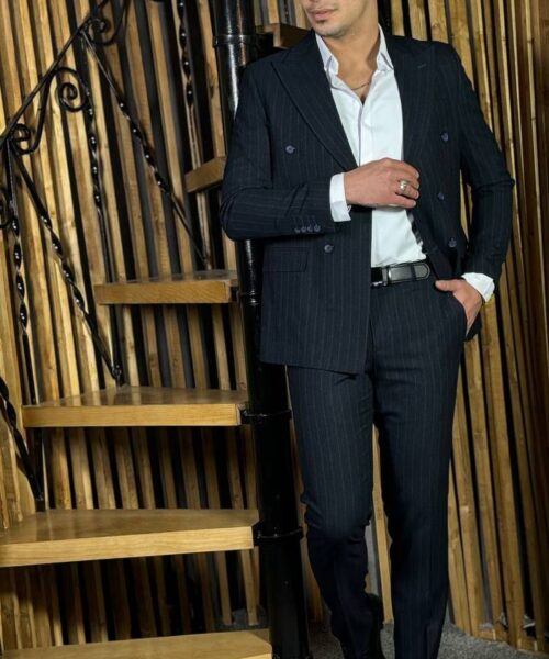 کت شلوار دبل برست بانجو فروشگاه توانتی من