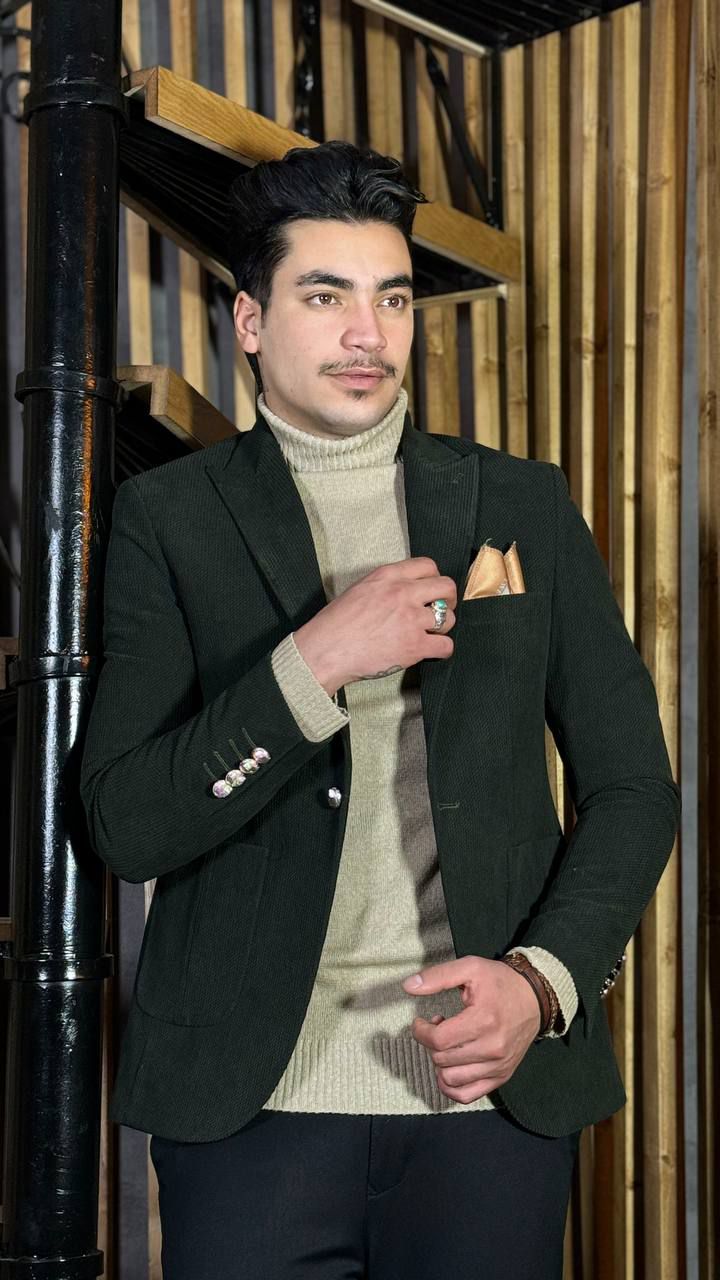 کت تک اسپرت مخمل فروشگاه توانتی من