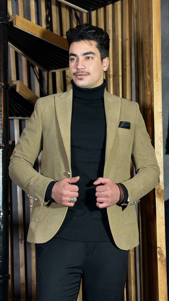 کت تک اسپرت مخمل فروشگاه توانتی من