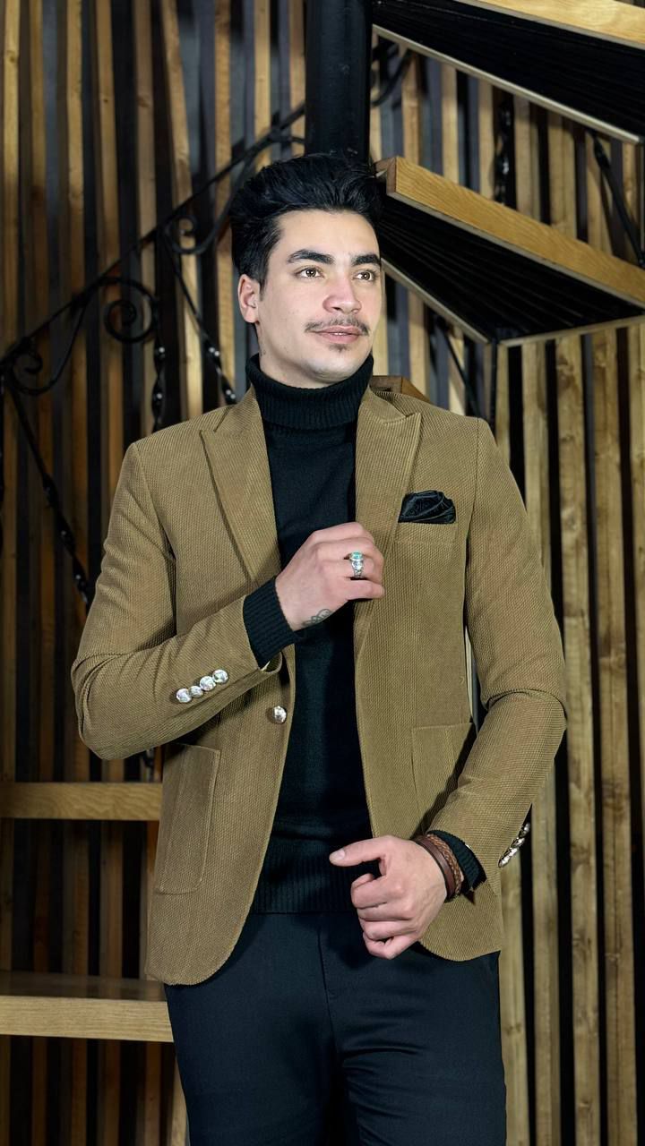 کت تک اسپرت مخمل فروشگاه توانتی من