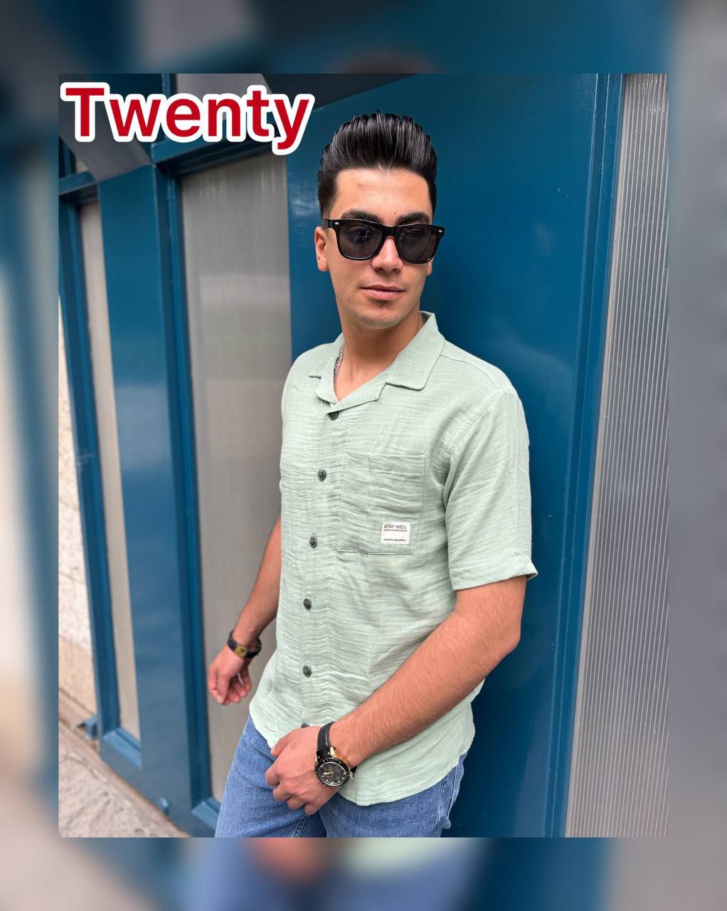 پیراهن آستین کوتاه یقه انگلیسی مالیبو فروشگاه توانتی من