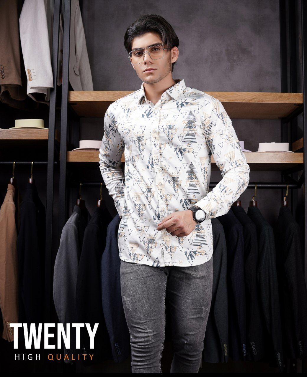 پیراهن ویسکوز چاپی توانتی من