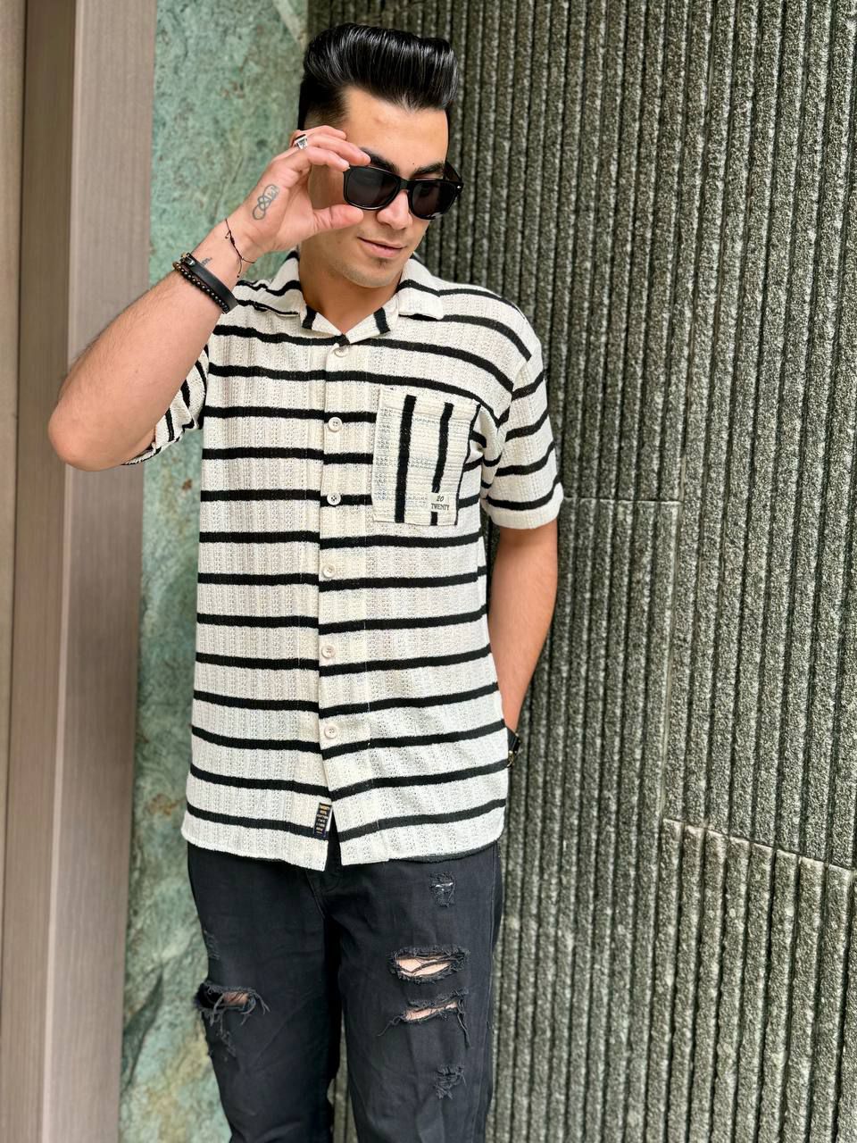 پیراهن آستین کوتاه رینگی فرشگاه توانتی من